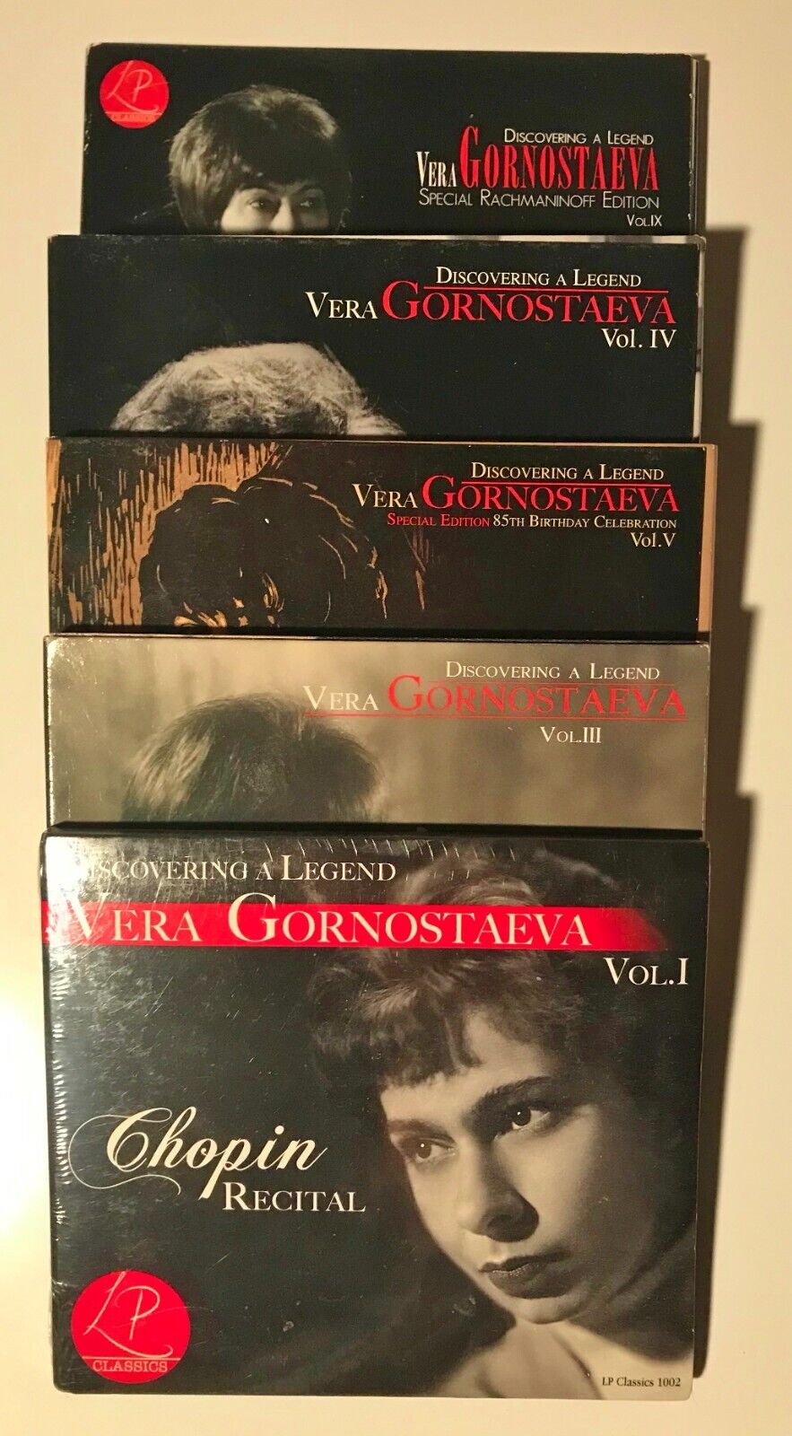Vera Gornostaeva Piano Lot 5 CDs Discovering a Legend Vol 1 Sealed Vol 3 4 5 9