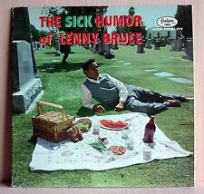 1958 Fantasy Records LENNY BRUCE comedy album SICK HUMOR super clean LP ex picture