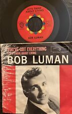 Bob Luman: Let's Think About Living 45 RPM Country Rock Vinyl Single 5172 - EX picture