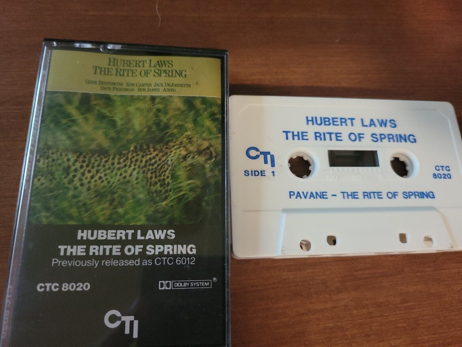Vintage 1972 Hubert Laws The Rite Of Spring Cassette Tape