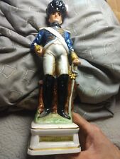1799 PRINCE ALBERT'S OWN HUSSARS MUSIC BOX 13 Inches Vintage Ceramic CORK HEAD  picture