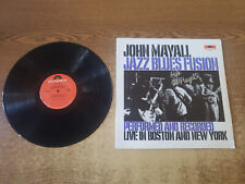 SIGNED GENUINE 1970s VG+ John Mayall – Jazz Blues Fusion 5027 LP33 picture