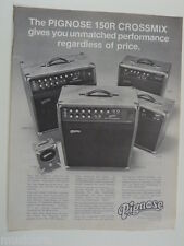 retro magazine advert 1980 PIGNOSE 150r picture