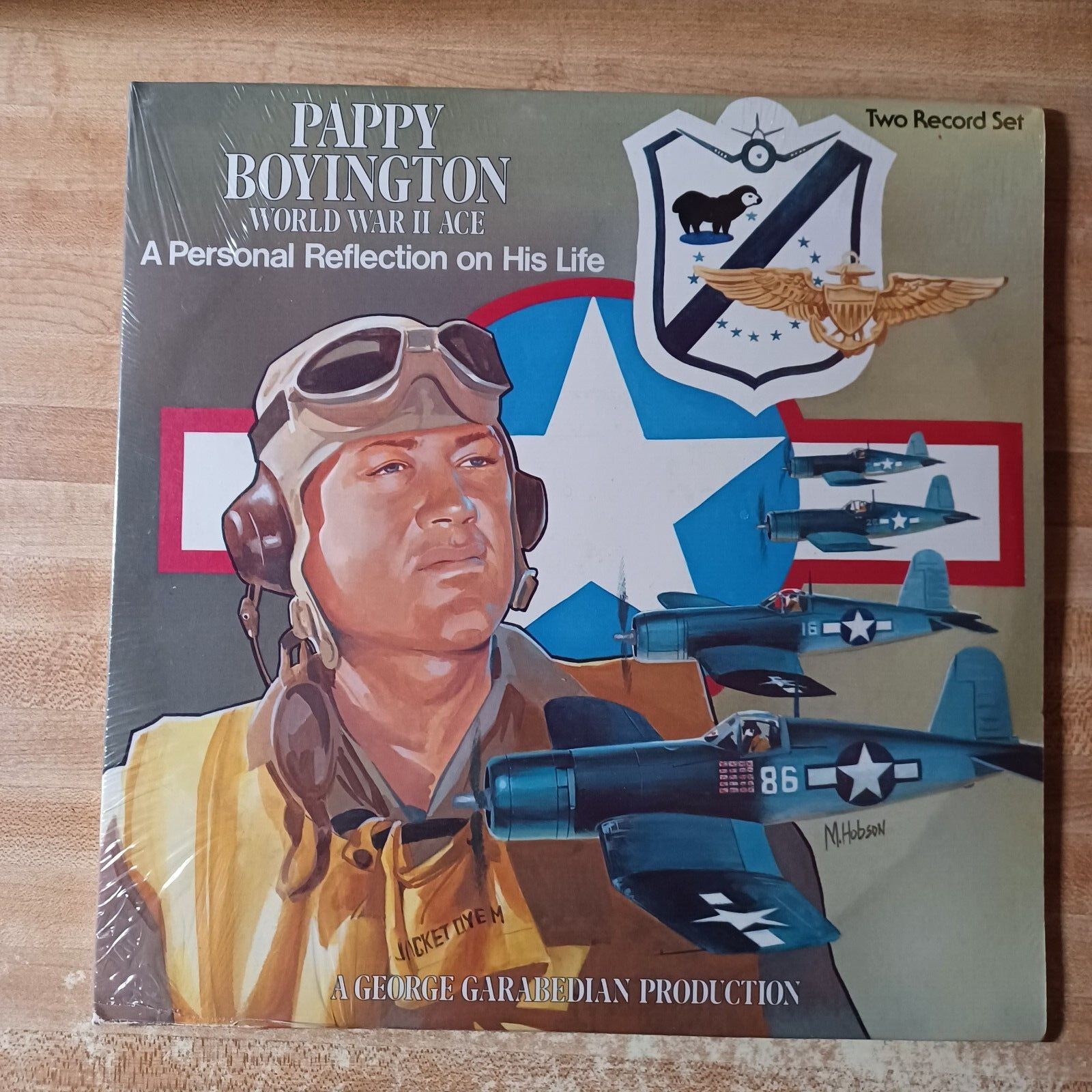 Pappy Boyington World Ware II Ace - Original Vinyl Album LP SEALED