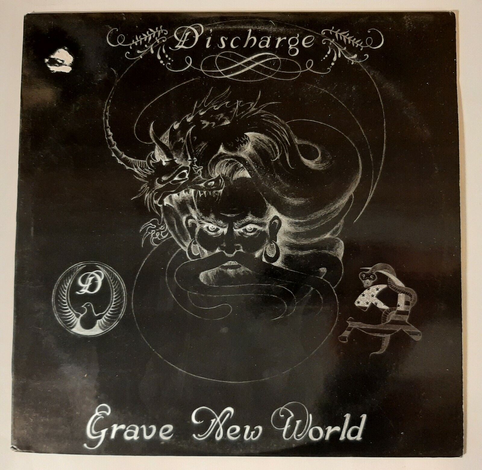 Discharge – Grave New World Label: Profile Records, 1986, PRO-1221