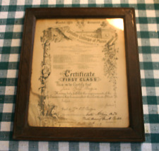 Vintage Framed 1907 London College of Music Certificate of Merit picture