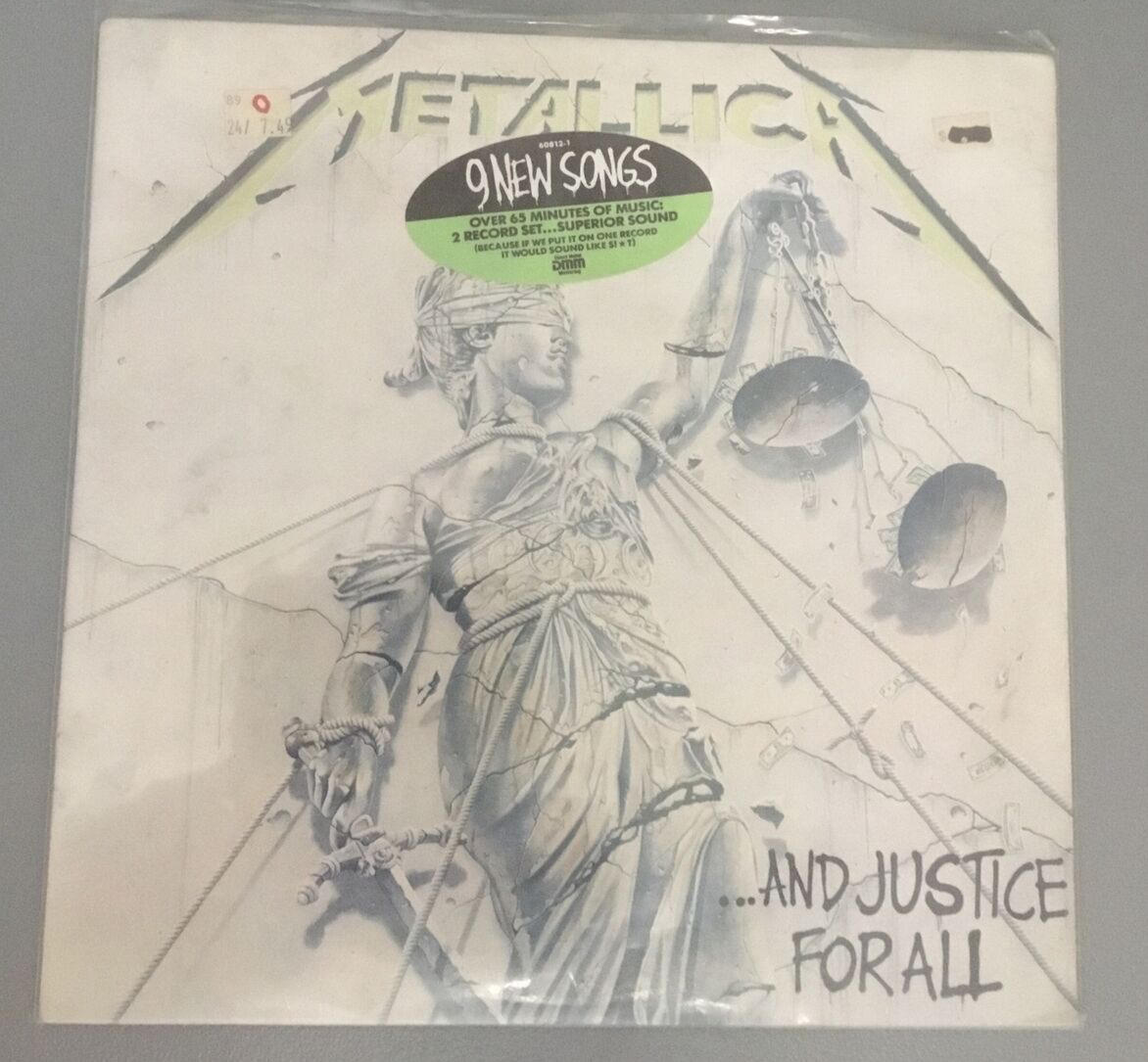 Metallica - ..And Justice For All 1988 1st press Sealed with hype sticker .