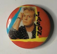 Vintage 1980's Jason Donovan Pop star Pin badge 25 mm original  picture