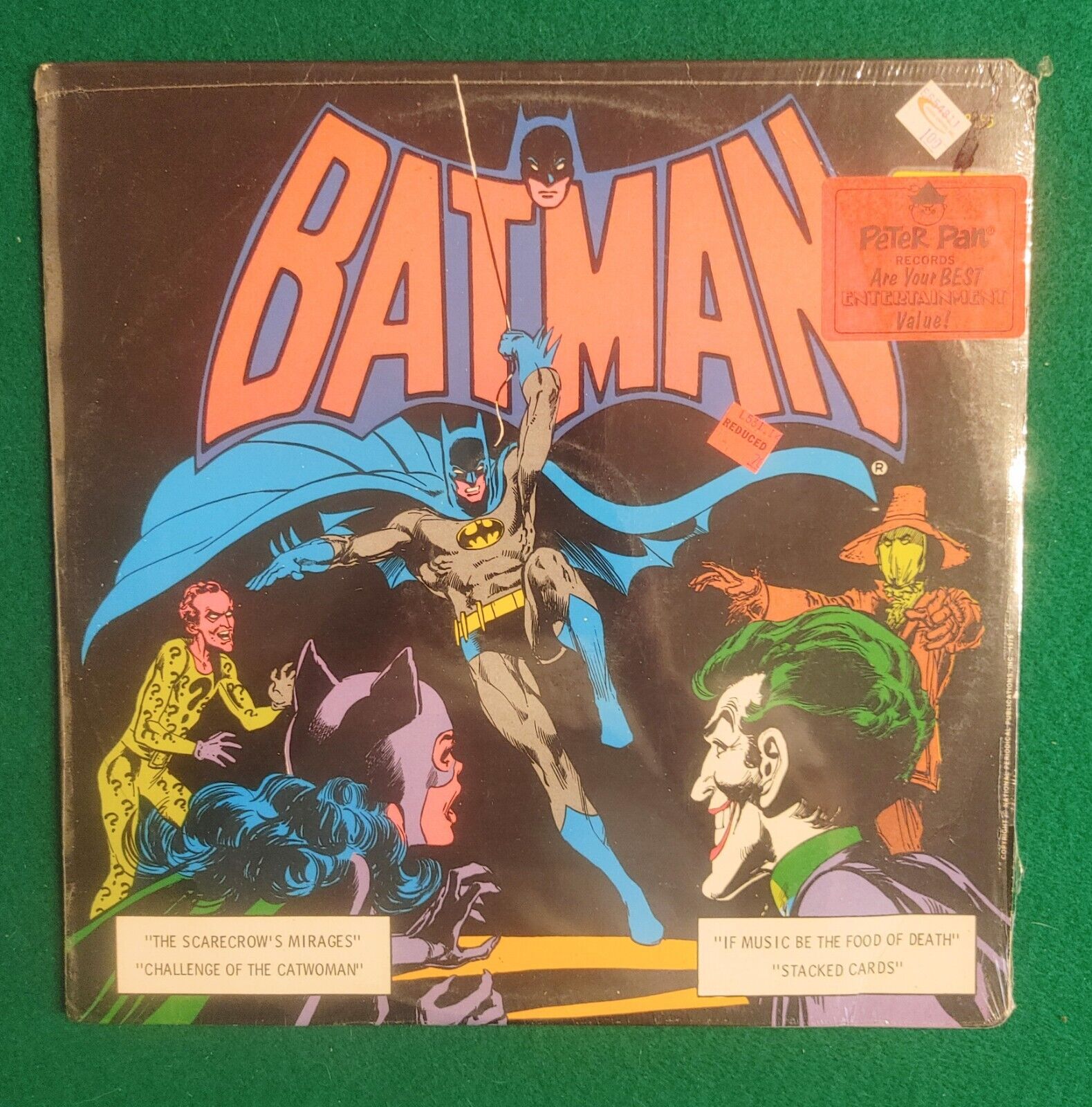 RARE SEALED 1975 BATMAN LP VINYL THE SCARECROW\'S MIRAGES