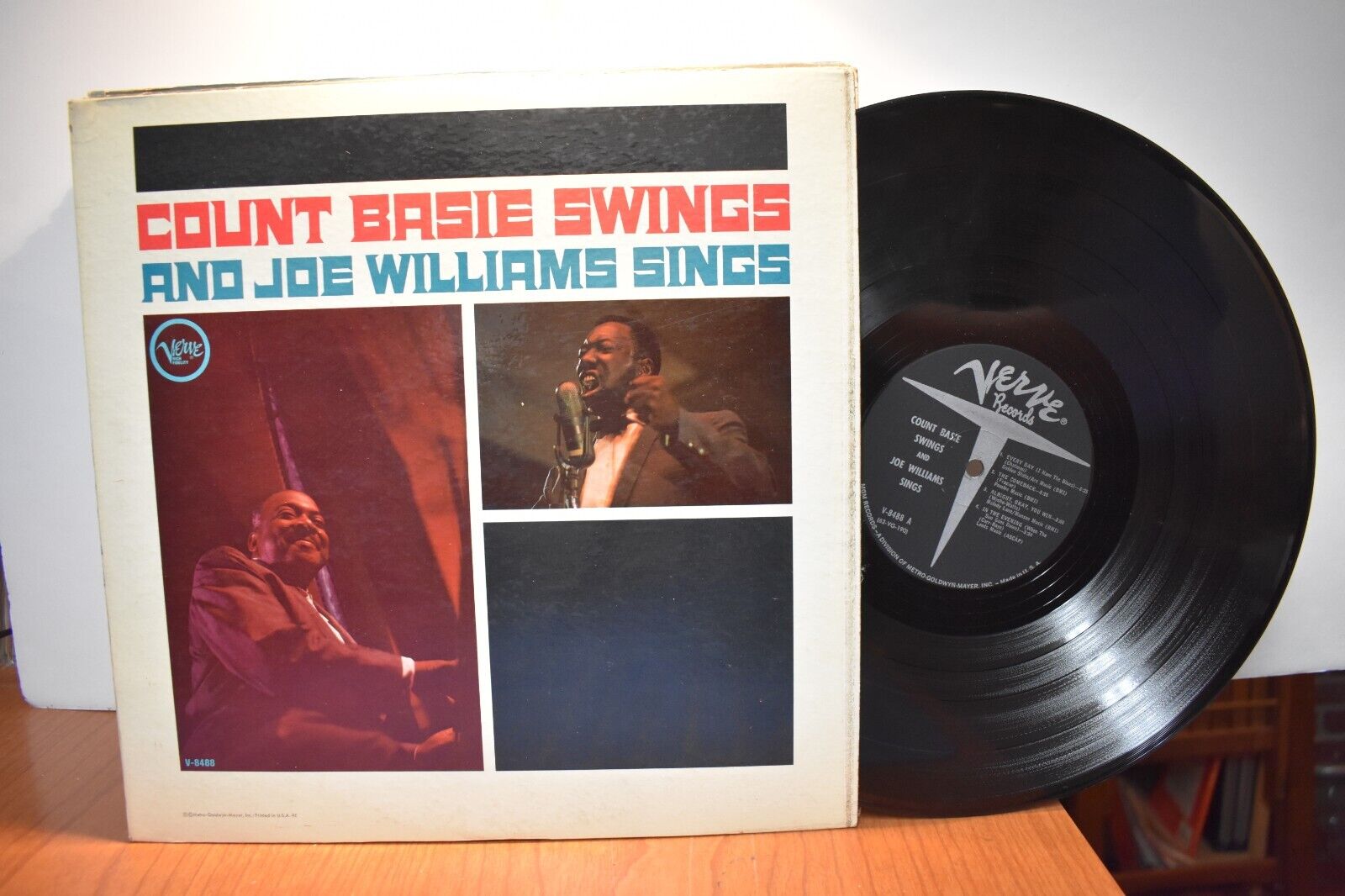 Basie Williams Count Basie swings and Joe Williams sings LP Verve V-8488 Mono