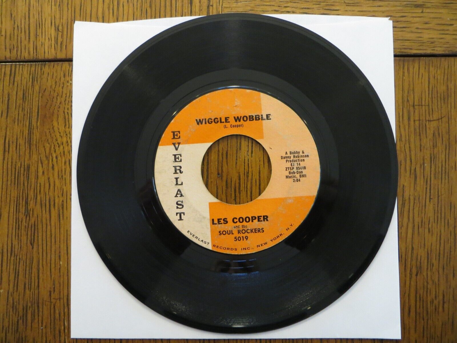 Les Cooper & The Soul Rockers – Wiggle Wobble / Dig Yourself - 1962 - 7\