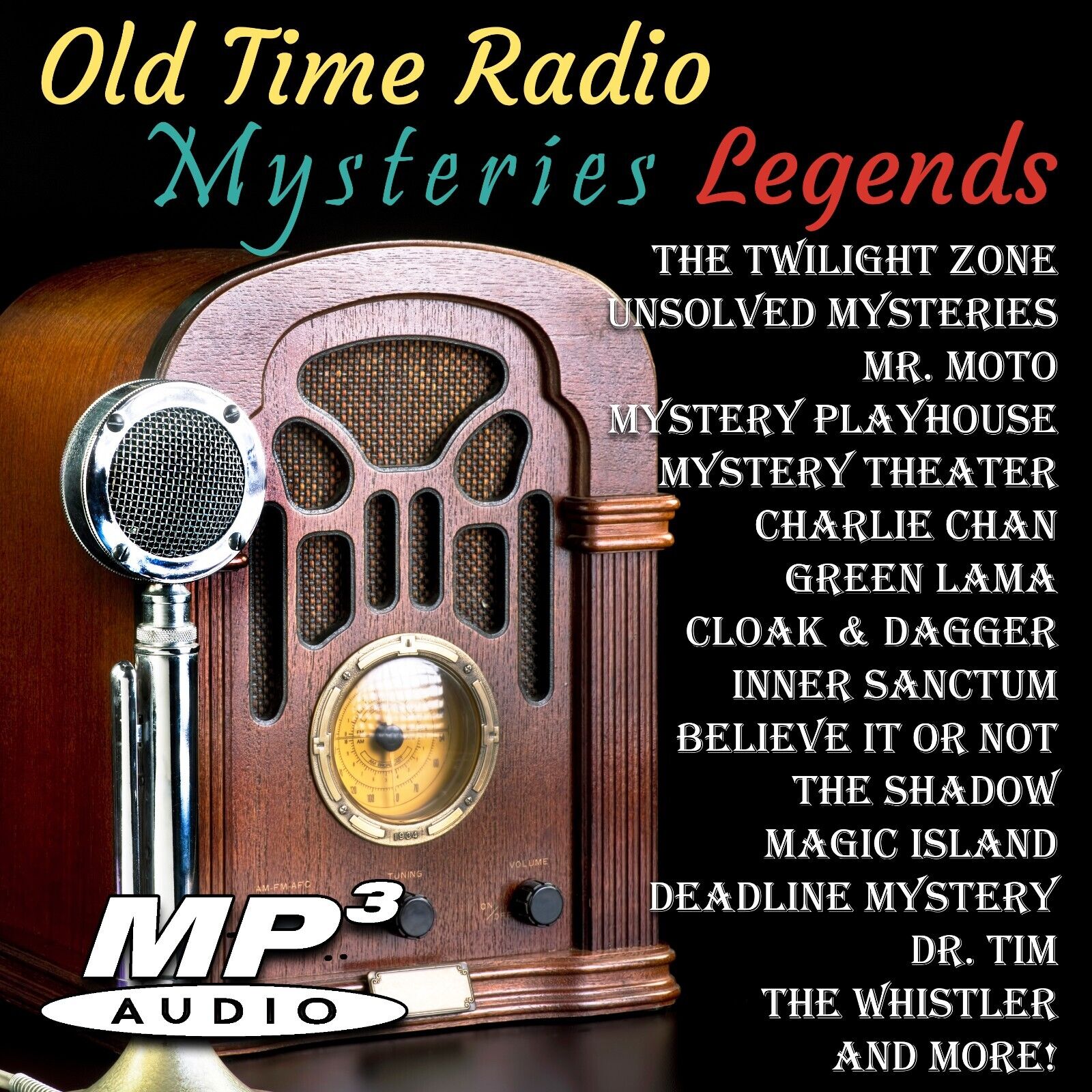 Old Time Radio Mysteries Legends on USB Flash Drive Over 4,000 shows