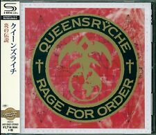 QUEENSRYCHE RAGE FOR ORDER JAPAN RMST SHM AUDIOPHILE CD+4 - BRAND NEW picture