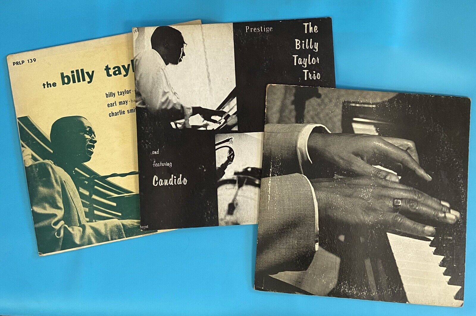 Billy Taylor Trio Of 1st Press 10” Lps Plus Signed Postcard