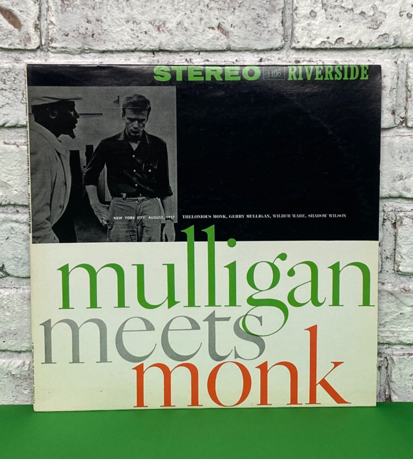 Vintage Gerry Mulligan Meets Thelonious Monk Riverside Remastered Vinyl ojc-301