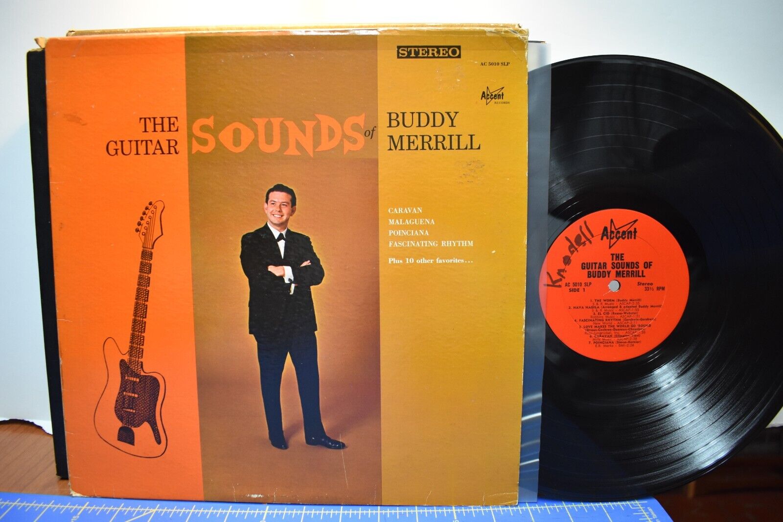 Buddy Merrill The Guitar Sounds of Buddy Merrill LP Accent AC5010SLP Mono