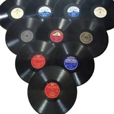 Random Lot of 10. 78 RPM Records Various Artists For Art Projects Or Decoration picture