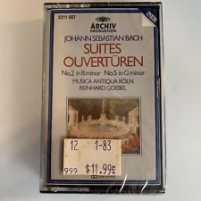 J.S. Bach Suites Ouverturen No 2 in B Minor Musica Antique Koln (Cassette) New picture