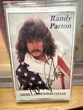 Randy Parton Autographed Cassette. Rare Print. Not Many In Circulation Tested picture