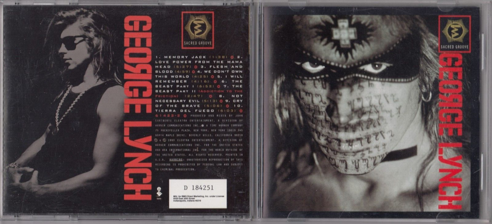 George Lynch - Sacred Groove (CD, Aug-1993, Elektra (Label))