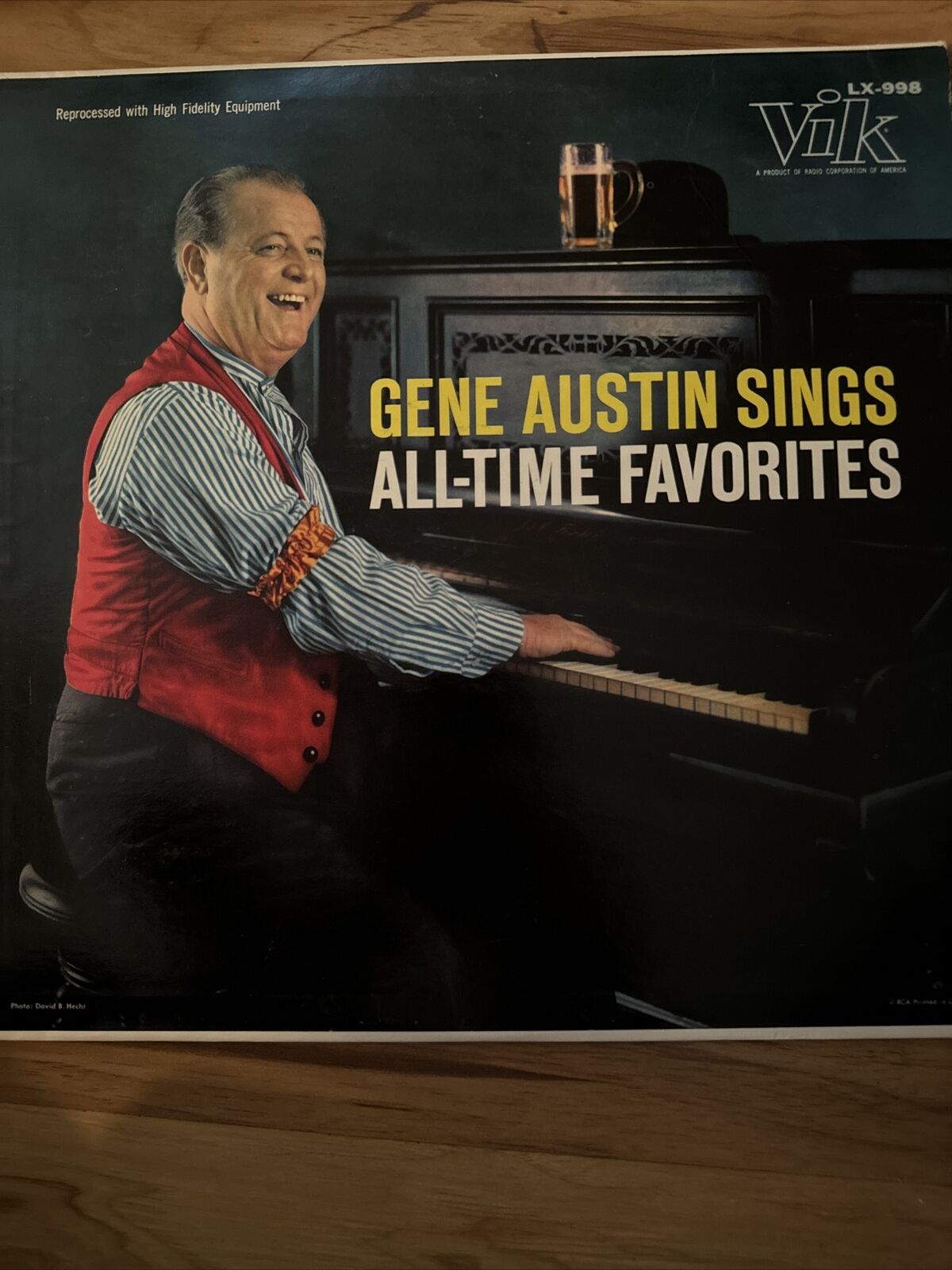 Gene Austin - Gene Austin Sings All Time Favorites (LP, Comp, Mono)