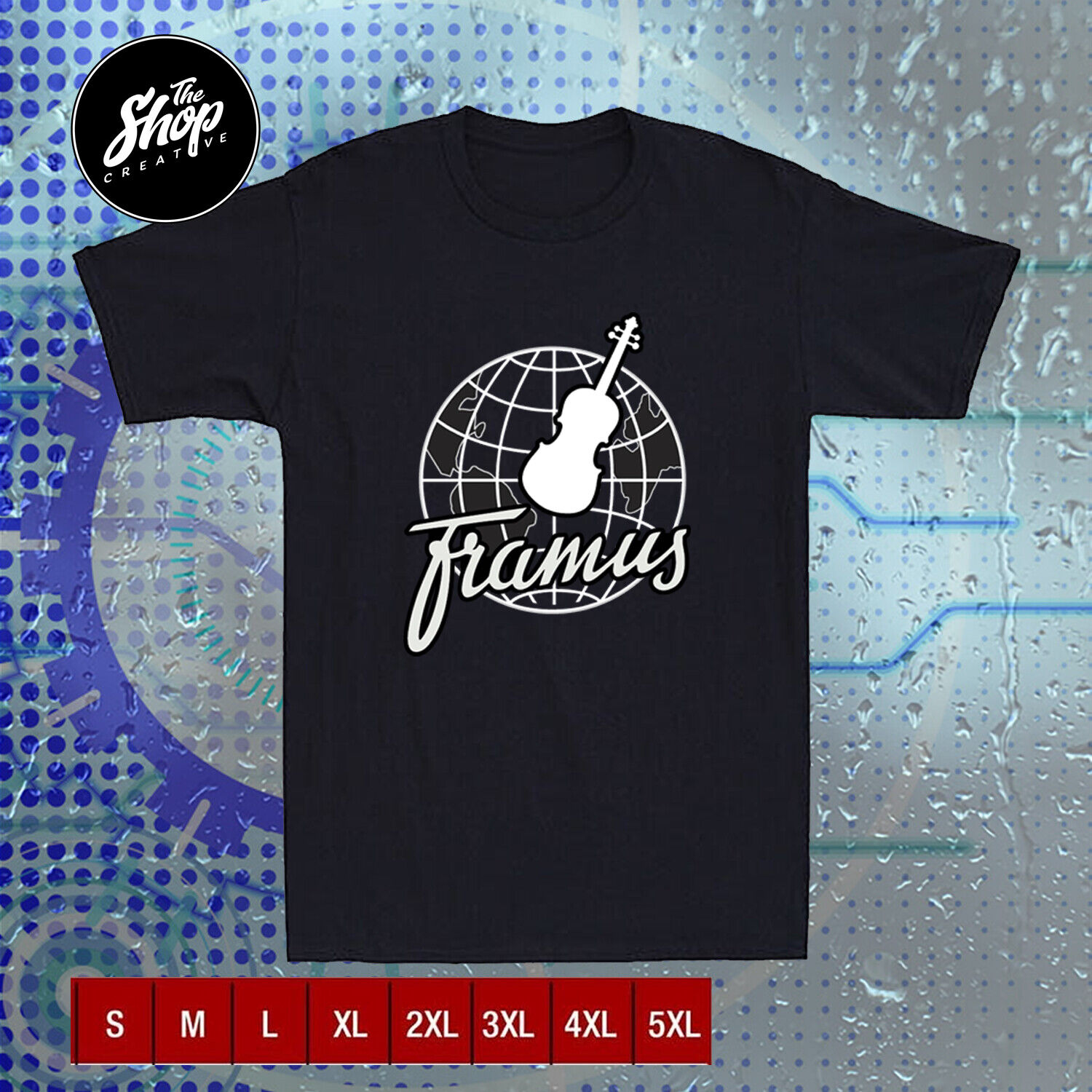 Framus Guitars Logo T-Shirt Size S-5XL