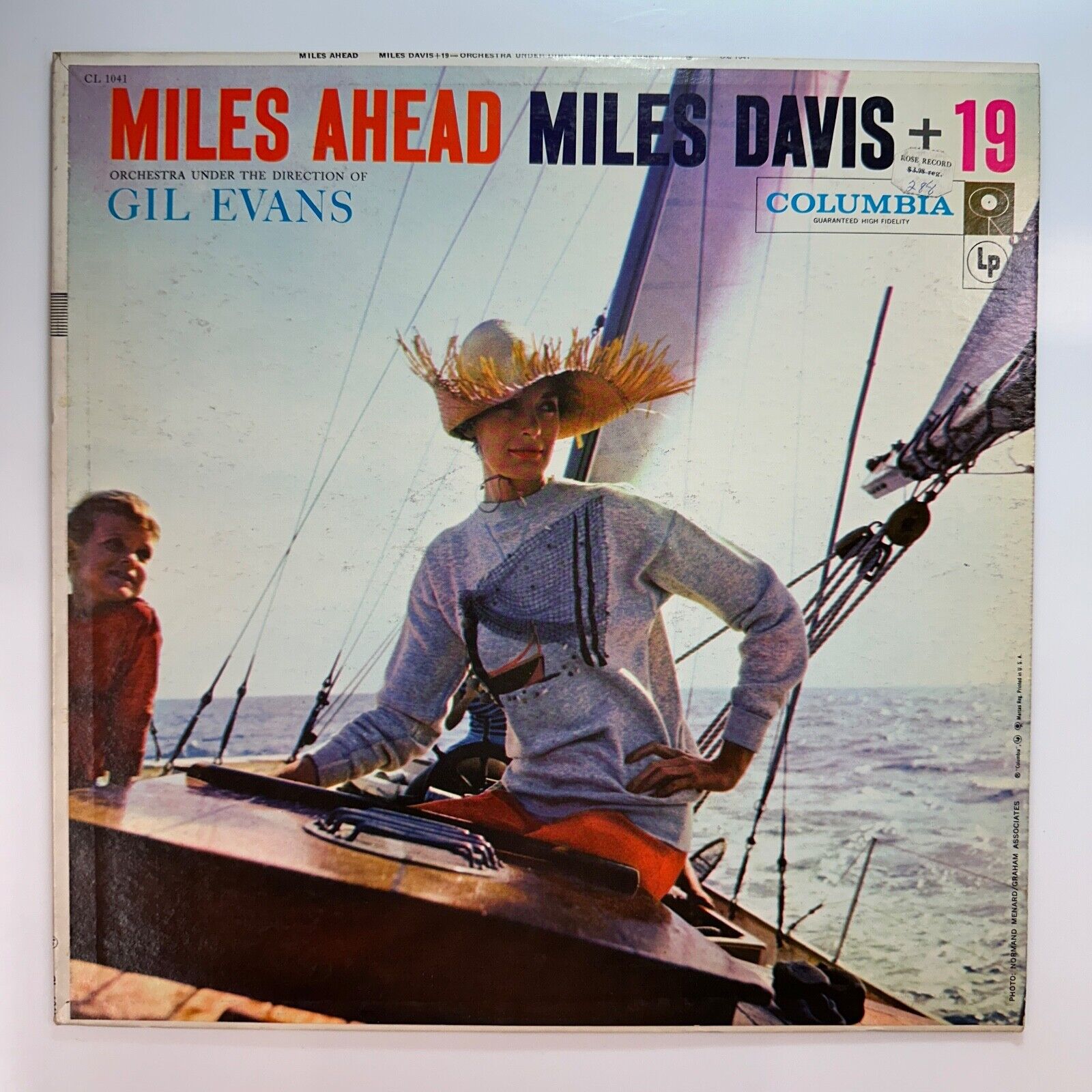 Miles Ahead LP Record Vinyl Miles Davis Columbia 1041 Mono Six Eye