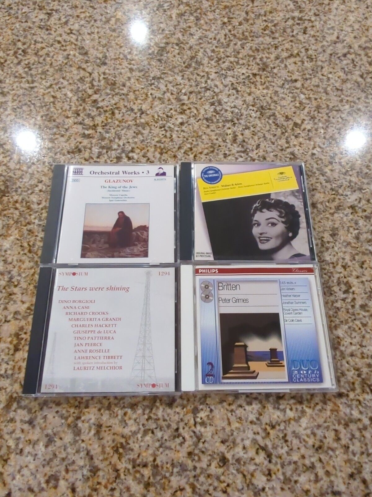 Lot of 4 Classic Opera CDs - Lot 16 Britten Grimes Vickers Harper Summers Payne