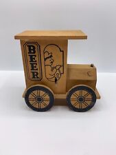 Vintage Wood Beer Musical Delivery Truck picture