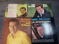 ANDY WILLIAMS LOVERS 4 Pack MONO CL2171 CL2499 CL2680 CL2338 NICE VINTAGE 33 RPM picture