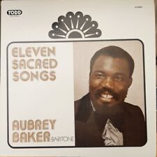 Eleven Sacred Songs Aubrey Baker, Todd Records LP DRC 61777, Play Tested picture