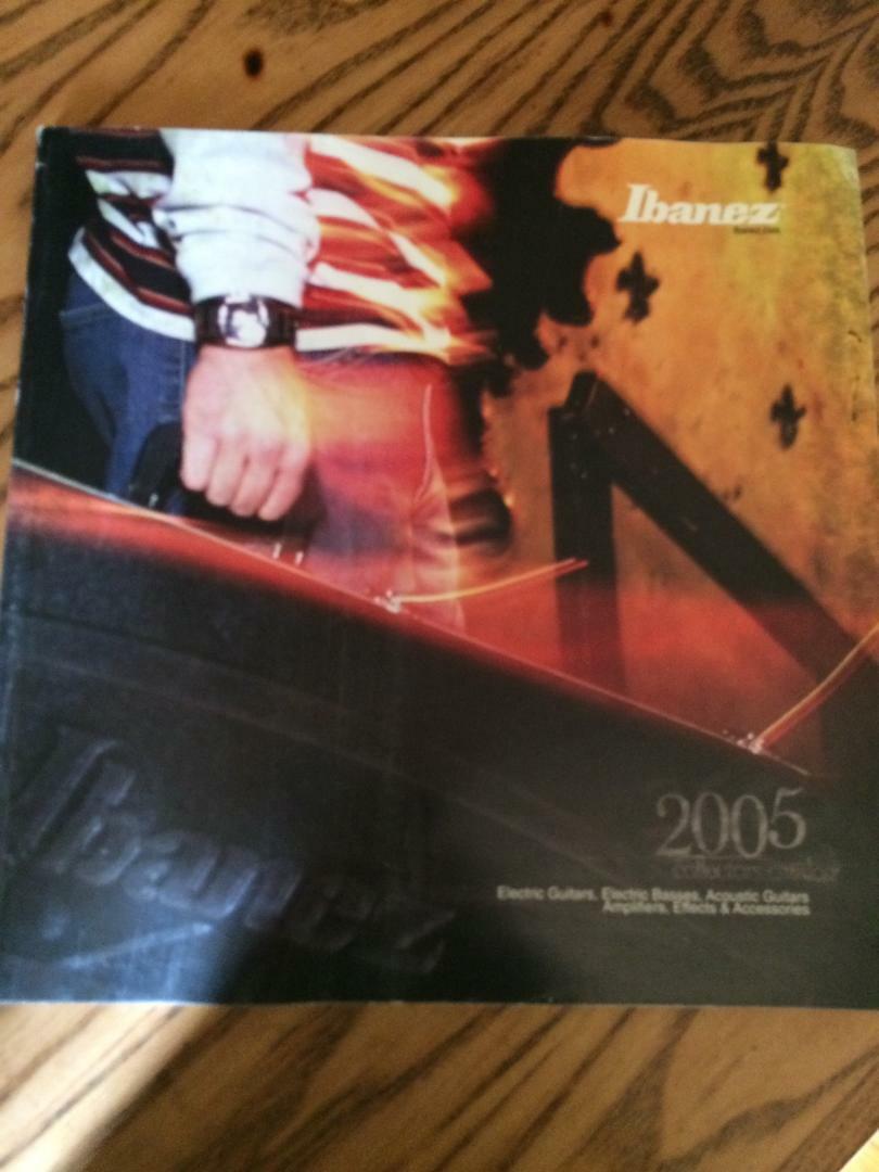 Ibanez 2005 Collectors catalog guitars and basses pedals and more 128 pages