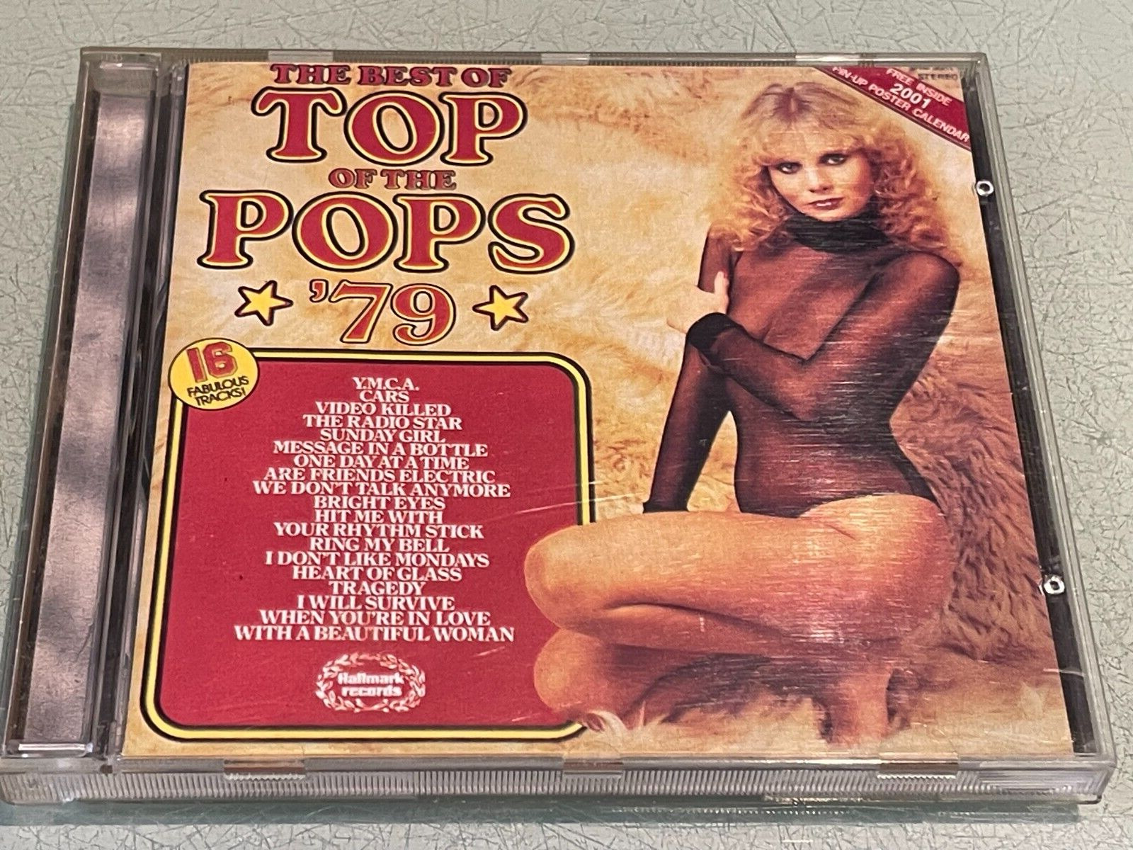 The Best of Top of The Pops '79 - CD Album - 2000 ABM with Pin-Up 2001 Calendar