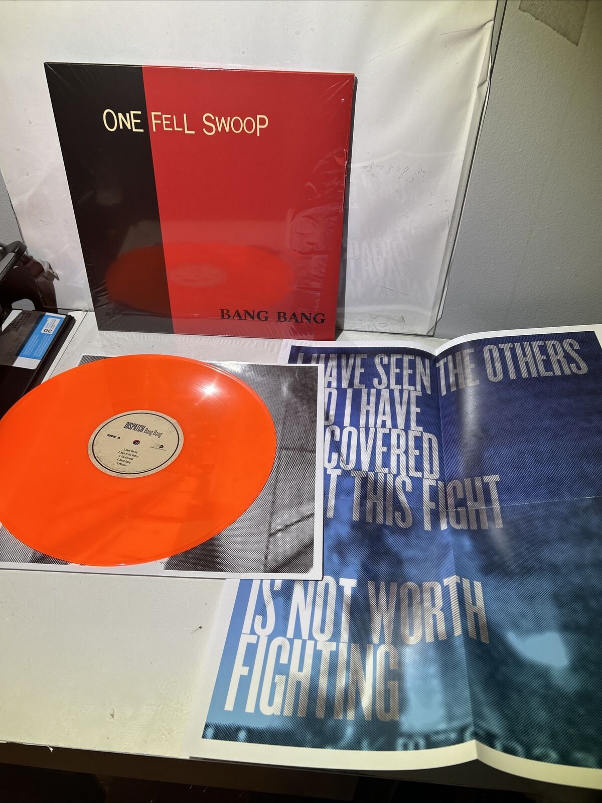 Dispatch One Fell Swoop Bang Bang Vinyl LP Record 25th An NEON ORANGE NEVER SPUN