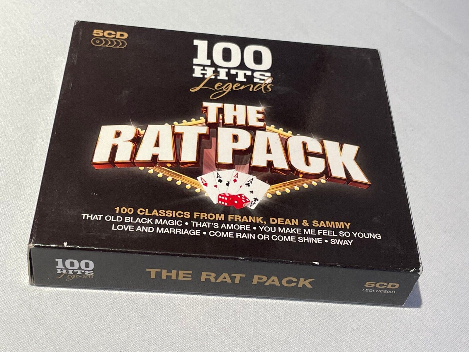 The Rat Pack 100 Hits - 5 CD's Album Box Set - 2009 Demon Music - Frank Sinatra