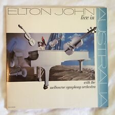 ELTON JOHN LIVE IN AUSTRALIA WITH THE MELBOURNE SYMPHONY ORCHESTRA ~ DOUBLE LP picture