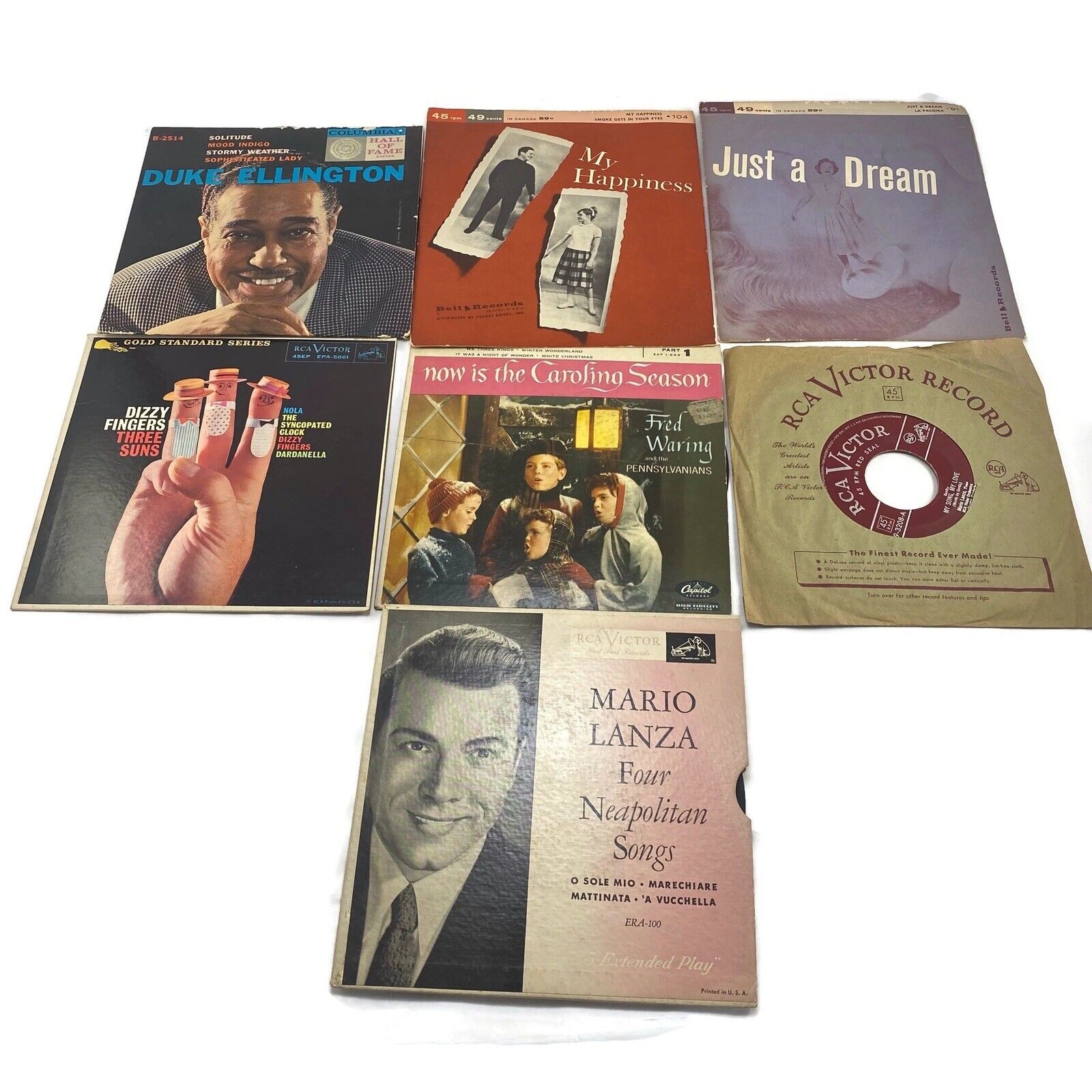 Vintage Classic Records Lot Vinyl 45 rpm 7\