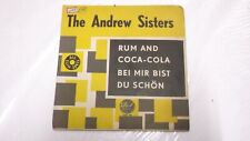 THE ANDREW SISTERS DAS 503 ALL TIME HIT SERIES RARE SINGLE FRANCE/HOLLAND EX picture