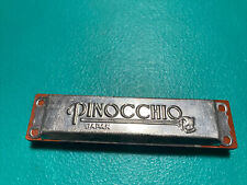 Vintage Pinocchio Japan Metal Wood Harmonica picture