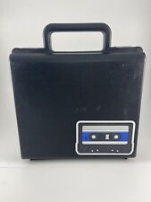Vintage Clik Case Plastic Cassette Storage Black Carrying Case Holds 20 Tapes picture