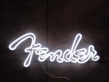 Fender Guitar Faux Neon LED Sign for RVs, Bars, Man Caves, 17