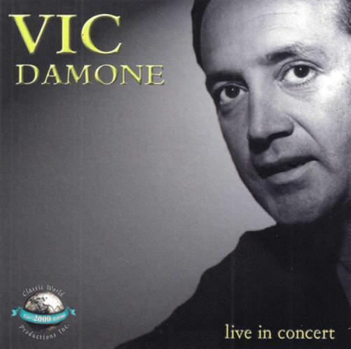 Vic Damone Live in Concert (CD) Album