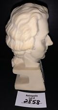 Vintage Music Composer Bust Figurine Bookend Mozart Italy Sculptor A Santini picture