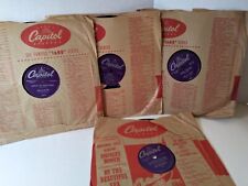 4x78rpm LES BAXTER Ruby, THE FOUR KNIGHTS, BILLY MAY Cool Water,  Capitol - L58 picture