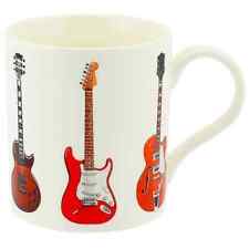 Electric Guitar Fine China Mug - Music Gift - Guitar Mug - Music Themed Mug picture