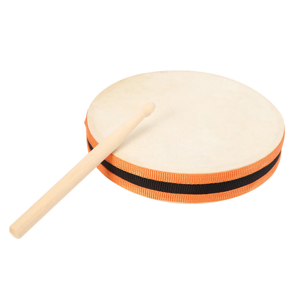 Kid Hand Drum Set Double Sided White For Children Musical Learning Toys HR6