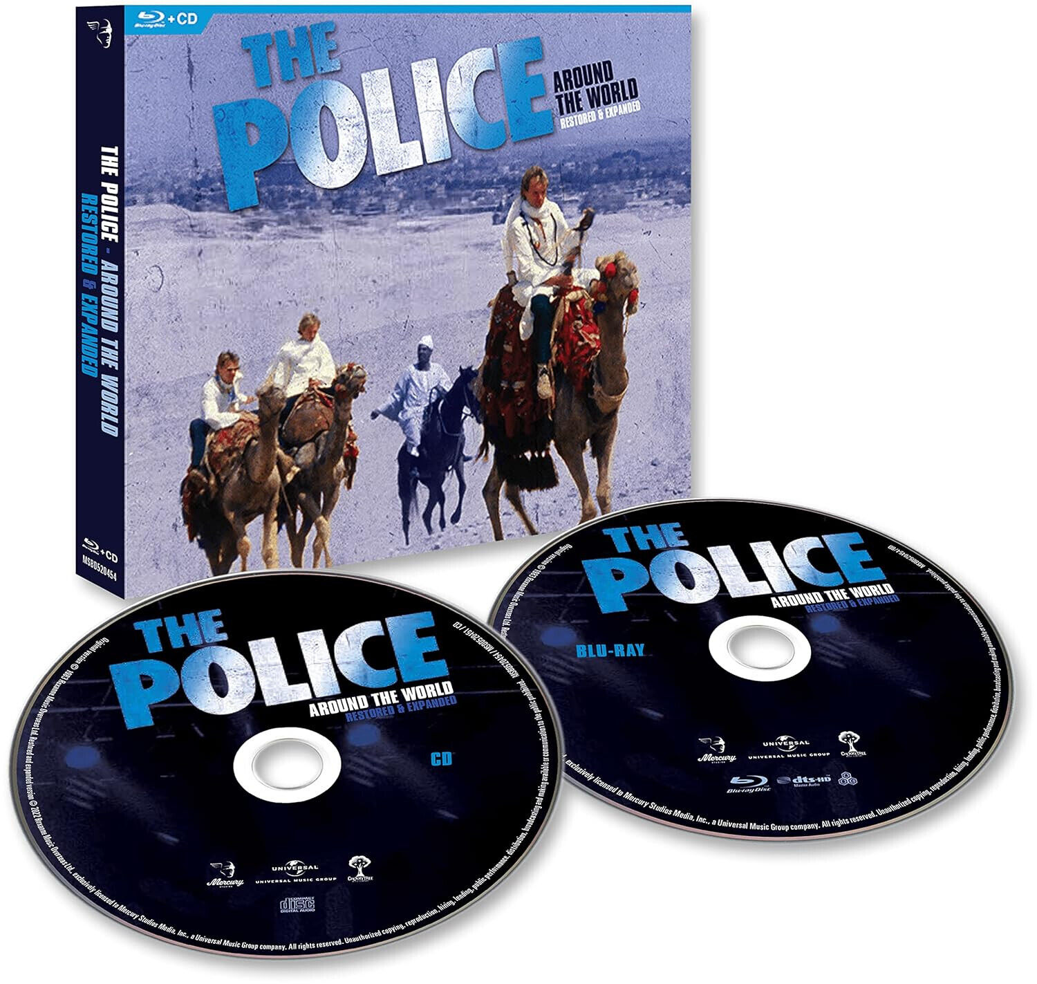 Around The World Restored & Expanded Blu-ray/CD by The Police (CD, 2022)