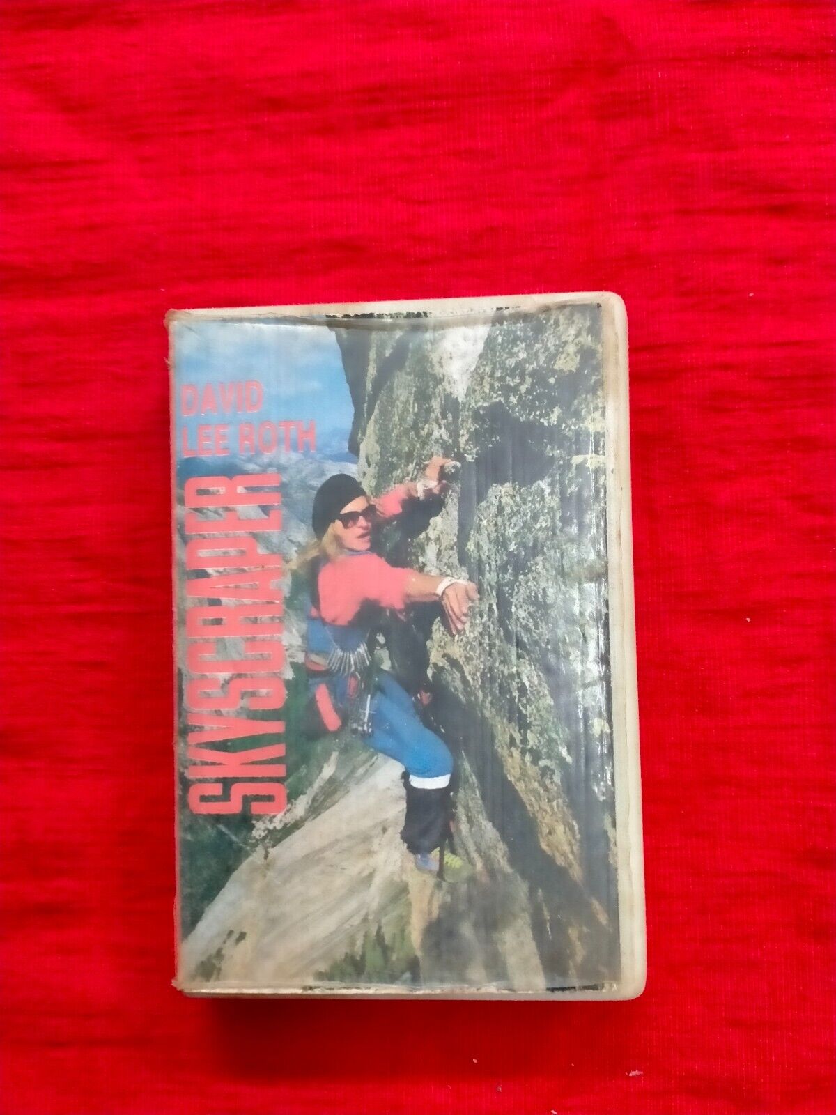 David Lee Roth Skyscraper RARE orig Cassette tape INDIA indian Clamshell