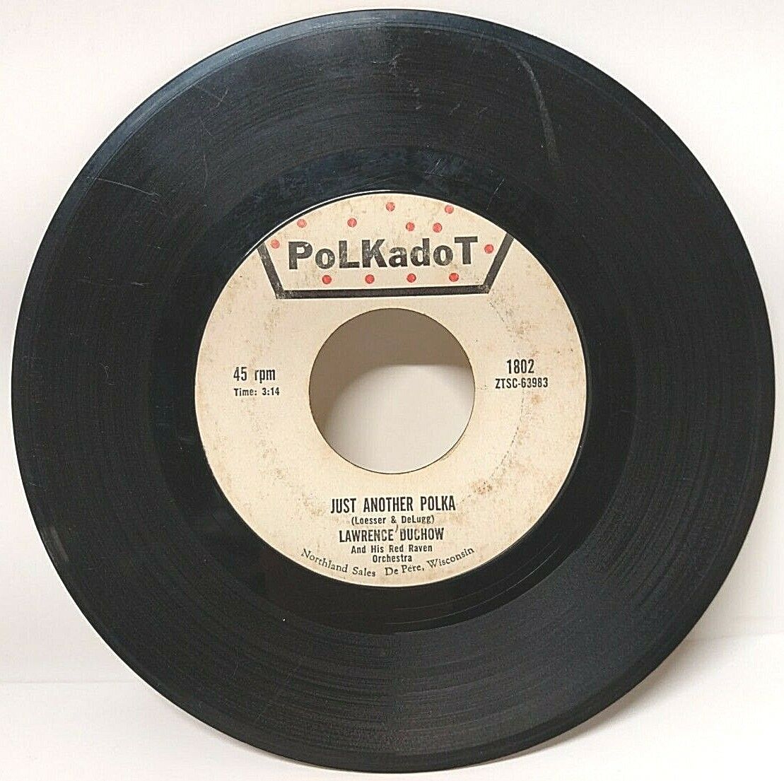 Lawrence Duchow - Just Another Polka / Swedish Polka 45 RPM  