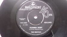 THE BEATLES 45 R 5493 BLACK PARLOPHONE ELEANOR RIGBY rare SINGLE INDIA 39 VG- picture